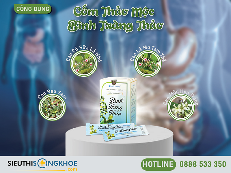 thành phần của bình tràng thảo