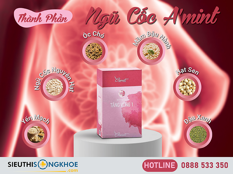 thành phần của bột ngũ cốc tăng vòng 1 a'mint