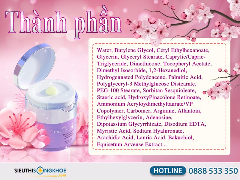 thành phần của call me retinol