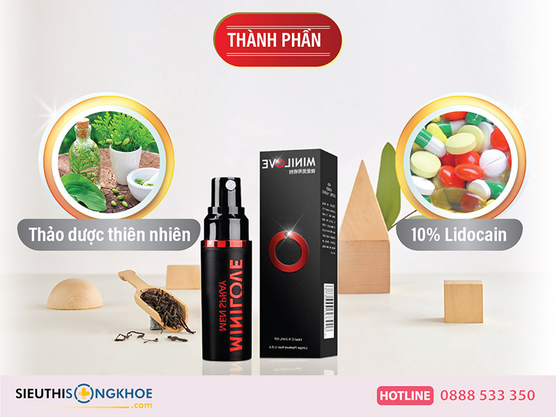 thành phần của chai xịt minilove