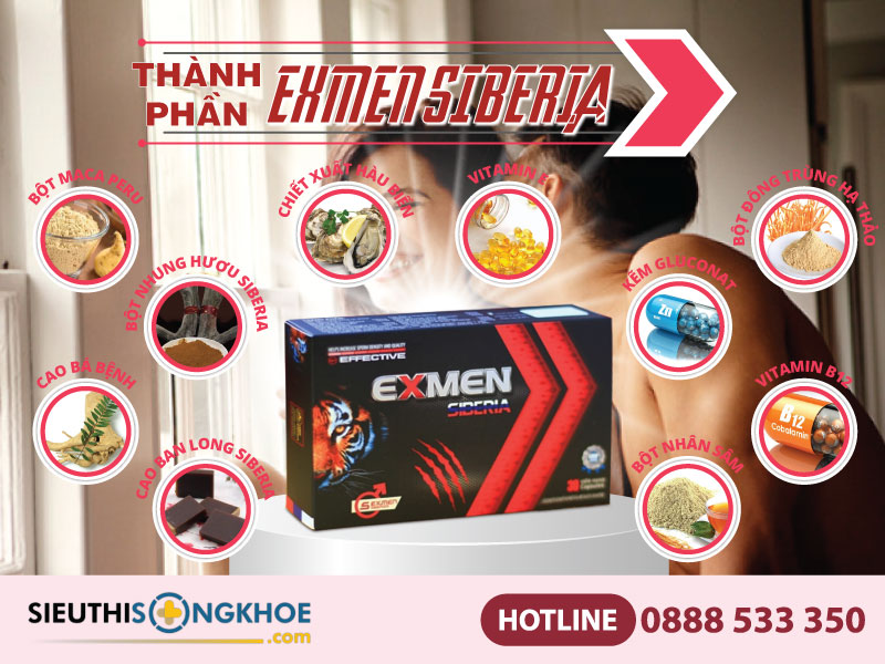 thành phần của exmen siberia