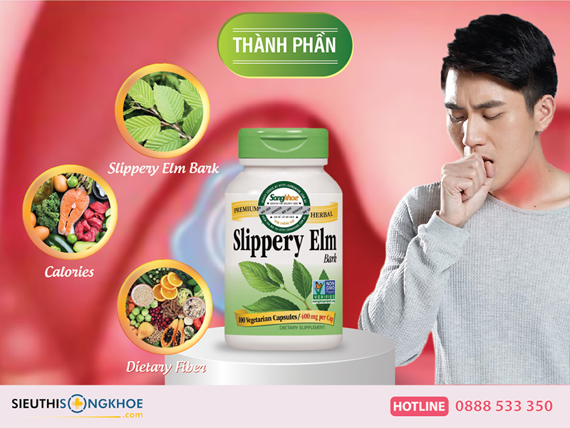 thành phần của nature's way slippery elm bark