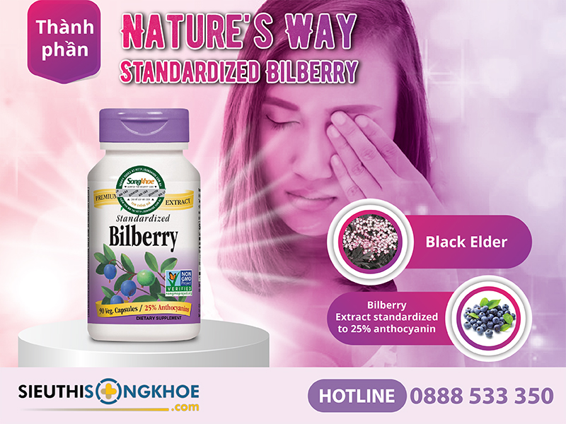 thành phần của nature's way standardized bilberry
