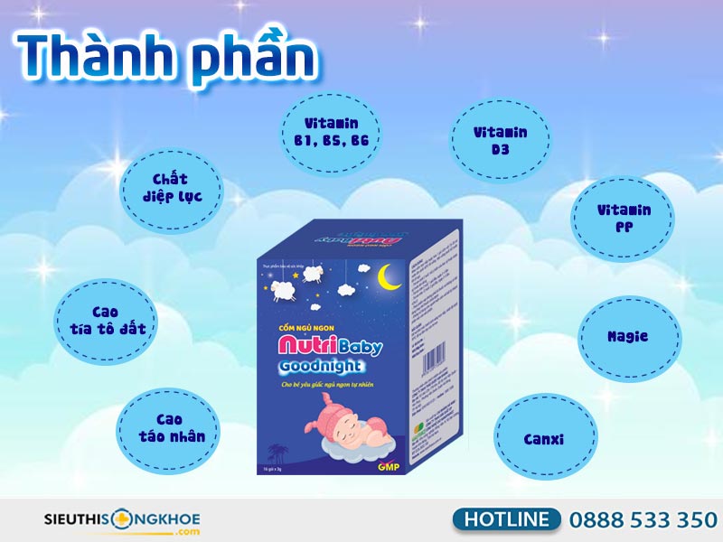 thành phần của nutribaby goodnight