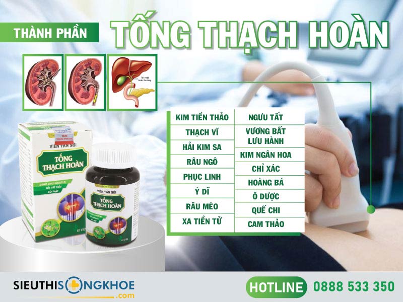 thành phần của tống thạch hoàn