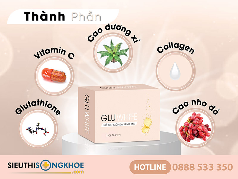 thành phần của viên sủi gluwhite