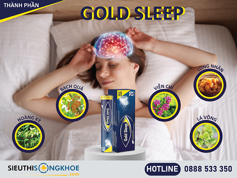 thành phần của viên sủi gold sleep
