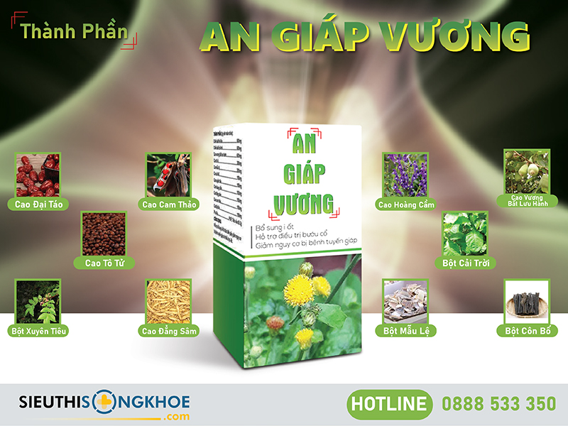 thành phần của viên uống an giáp vương