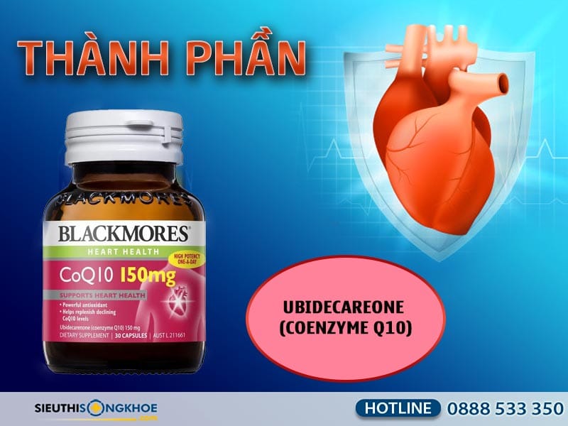 thành phần của blackmores coq10 150mg