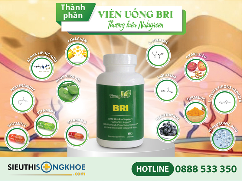 thành phần của viên uống bri