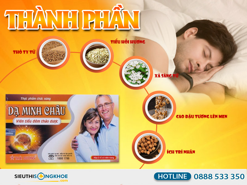 thành phần của viên uống dạ minh châu