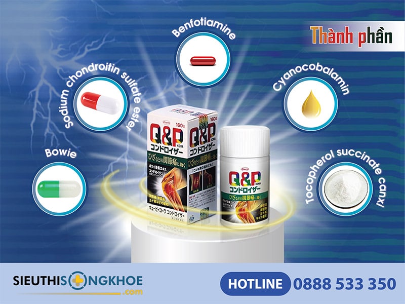 thành phần của viên uống q&p kowa