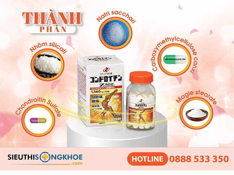 thành phần của viên uống zs chondroitin