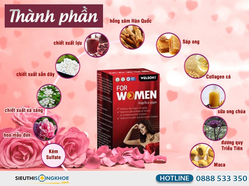thành phần của welson for women