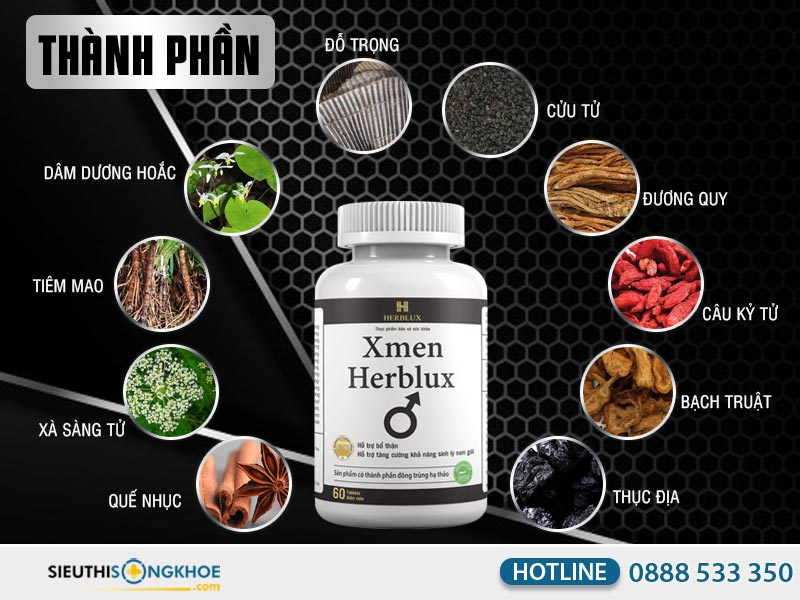 thành phần của xmen herblux
