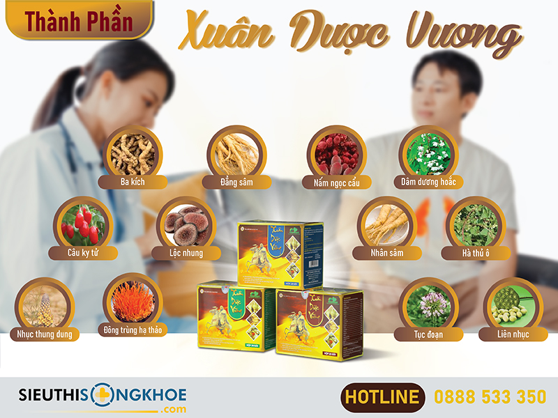 thành phần của xuân dược vương
