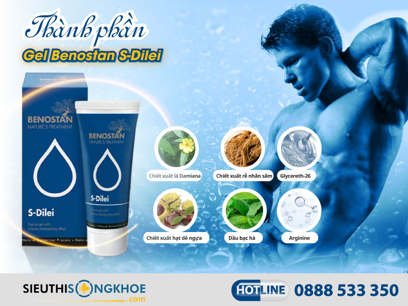 thành phần gel benostan s-dilei