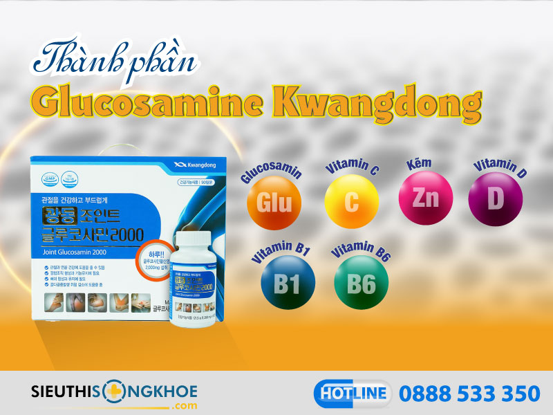 thành phần kwangdong joint glucosamin