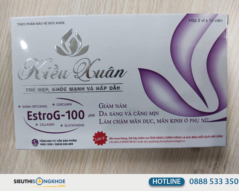 thành phần viên uống kiều xuân