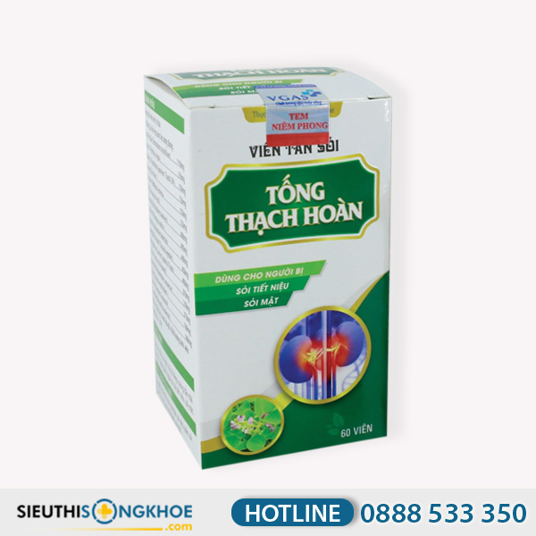 Tống Thạch Hoàn - Viên Uống Hỗ Trợ Đánh Tan Sỏi Mật & Sỏi Tiết Niệu