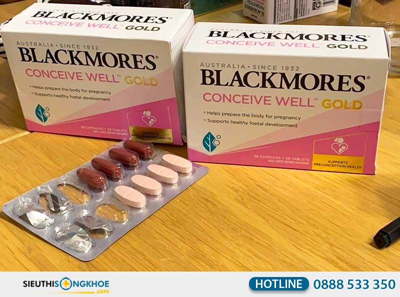 uống thuốc bổ trứng blackmore vào thời điểm nào