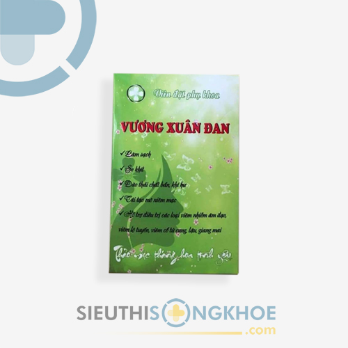 Viên Đặt Phụ Khoa Vương Xuân Đan - Sản Phẩm Hỗ Trợ Làm Sạch & Dưỡng Hồng Vùng Kín Phụ Nữ