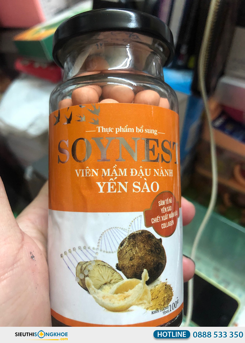 viên mầm đậu nành yến sào soynest