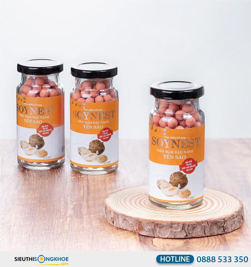 viên mầm đậu nành yến sào soynest