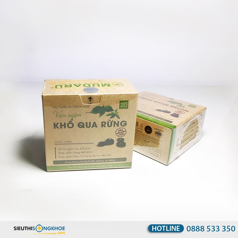 viên ngậm khổ qua rừng mudaru giá bao nhiêu