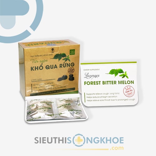 Viên Ngậm Khổ Qua Rừng Mudaru - Sản Phẩm Hỗ Trợ Điều Trị Đau Rát Họng & Ho Đờm