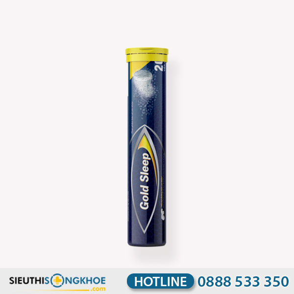 Gold Sleep - Viên Sủi Hỗ Trợ Giảm Căng Thẳng Não Bộ & Điều Trị Chứng Khó Ngủ