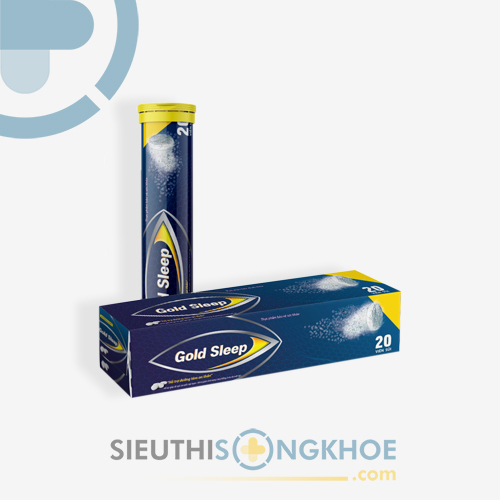Gold Sleep - Viên Sủi Hỗ Trợ Giảm Căng Thẳng Não Bộ & Điều Trị Chứng Khó Ngủ