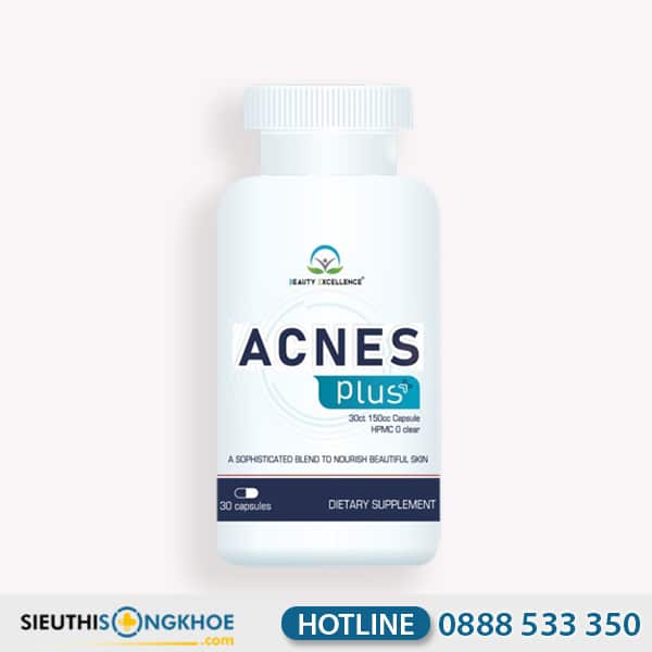 Acnes Plus Hỗ Trợ Điều Trị Các Loại Mụn & Chống Lão Hoá Da Hộp 30 Viên