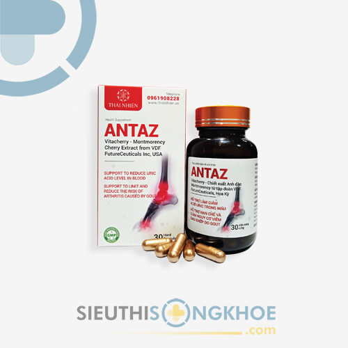 Antaz - Viên Uống Hỗ Trợ Giảm Sưng Viêm Do Gout
