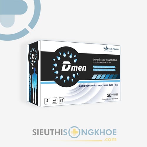 Dmen Hỗ Trợ Đẩy Lùi Yếu Sinh Lý & Vô Sinh Ở Nam Giới Hộp 30 Viên