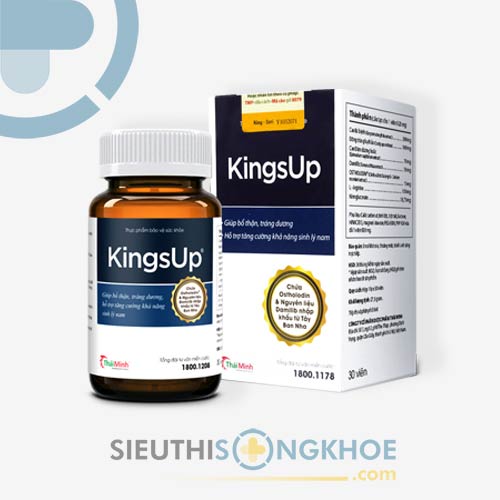 KingsUp Hỗ Trợ Bổ Thận Tăng Sinh Lý Nam Hộp 30 Viên