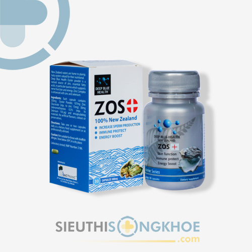 Zos + - Viên Uống Hỗ Trợ Cải Thiện Mọi Loại Mụn & Mờ Vết Thâm