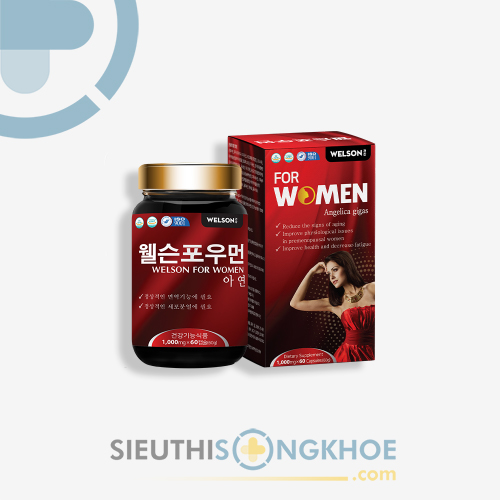 Welson For Women - Viên Uống Hỗ Trợ Điều Hoà Nội Tiết & Cải Thiện Sinh Lý Nữ