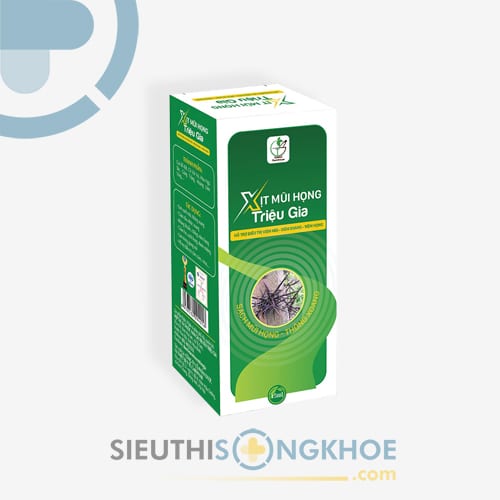 Xịt Mũi Họng Triệu Gia - Sản Phẩm Hỗ Trợ Làm Sạch & Giảm Đau Hầu Họng Cùng Viêm Xoang Mũi