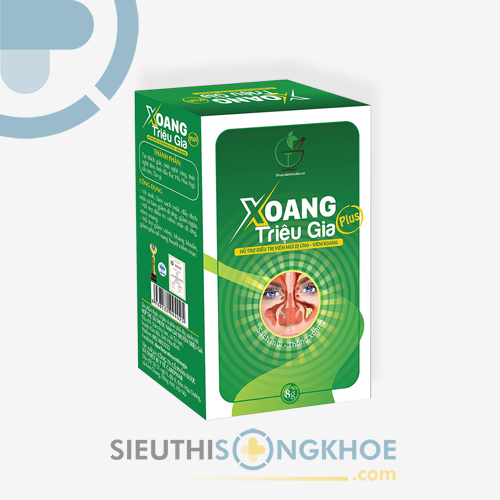 Xoang Triệu Gia Plus - Sản Phẩm Hỗ Trợ Đẩy Lùi Biến Chứng & Biểu Hiện Viêm Xoang Viêm Mũi
