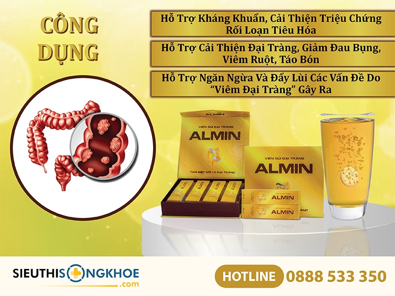công dụng của viên sủi almin