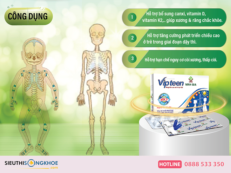 công dụng của vipteen vinh gia