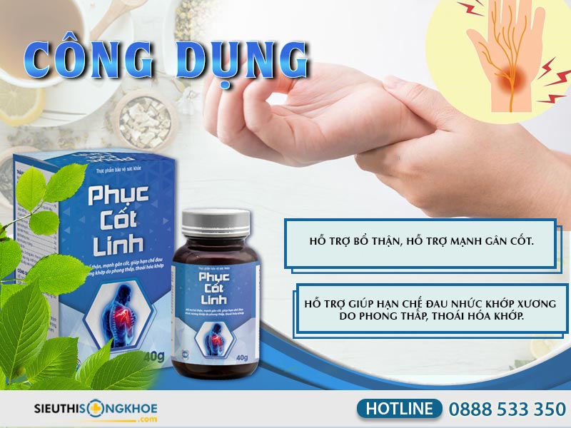 công dụng viên uống phục cốt linh