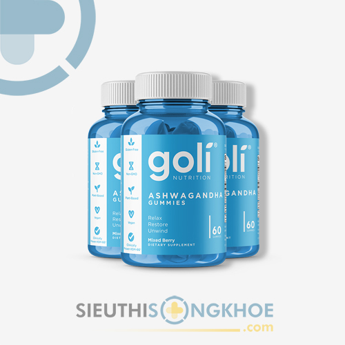 Goli Ashwagandha - Sản Phẩm Hỗ Trợ Giảm Áp Lực Hệ Thần Kinh & Giúp Ngủ Ngon