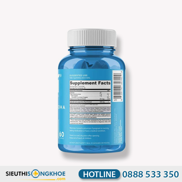 Goli Ashwagandha - Sản Phẩm Hỗ Trợ Giảm Áp Lực Hệ Thần Kinh & Giúp Ngủ Ngon