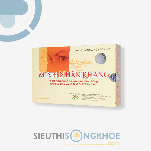 Minh Nhãn Khang - Viên Uống Hỗ Trợ Giúp Mắt Sáng Tinh Anh