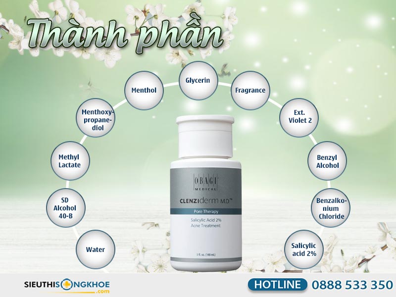 thành phần của obagi bha