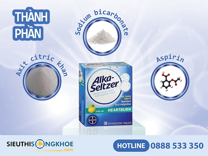thành phần của viên sủi alka seltzer