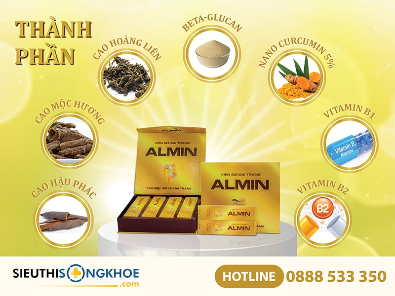 thành phần của viên sủi almin