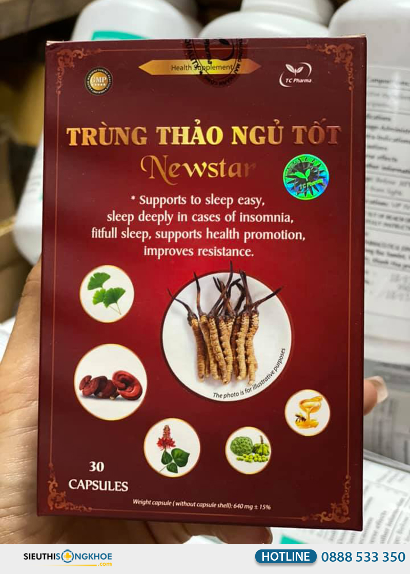 trùng thảo ngủ tốt